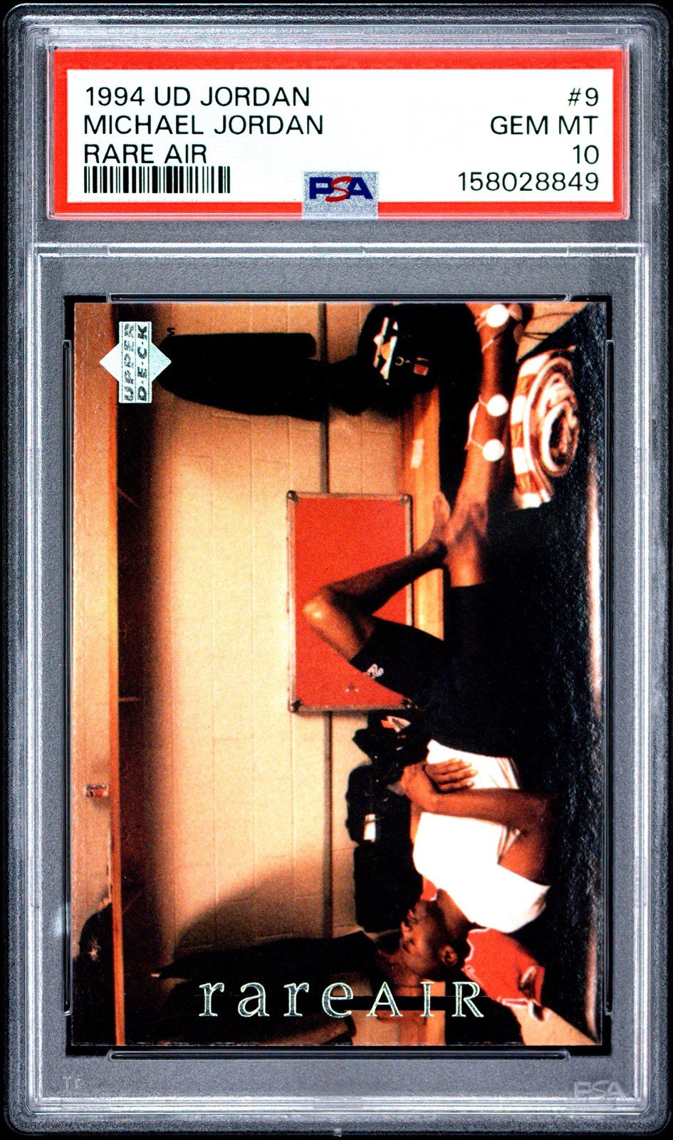1994 UPPER DECK MJ RARE AIR #9 MICHAEL JORDAN PSA 10