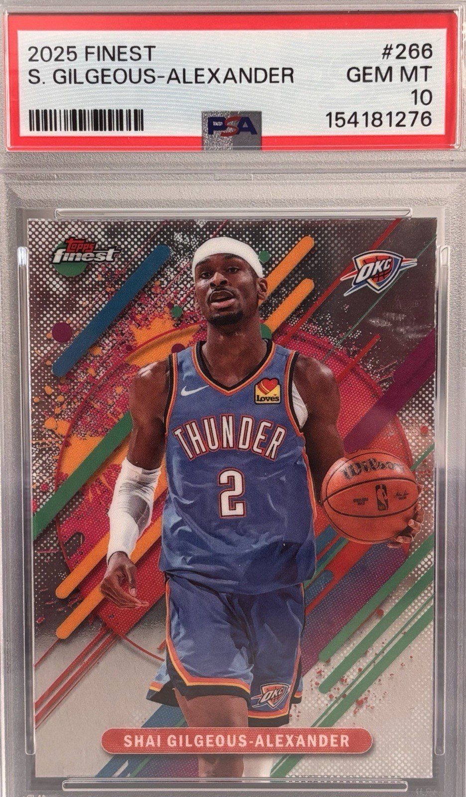 2025 Topps Finest Shai Gilgeous-Alexander [X-Fractor] #266
