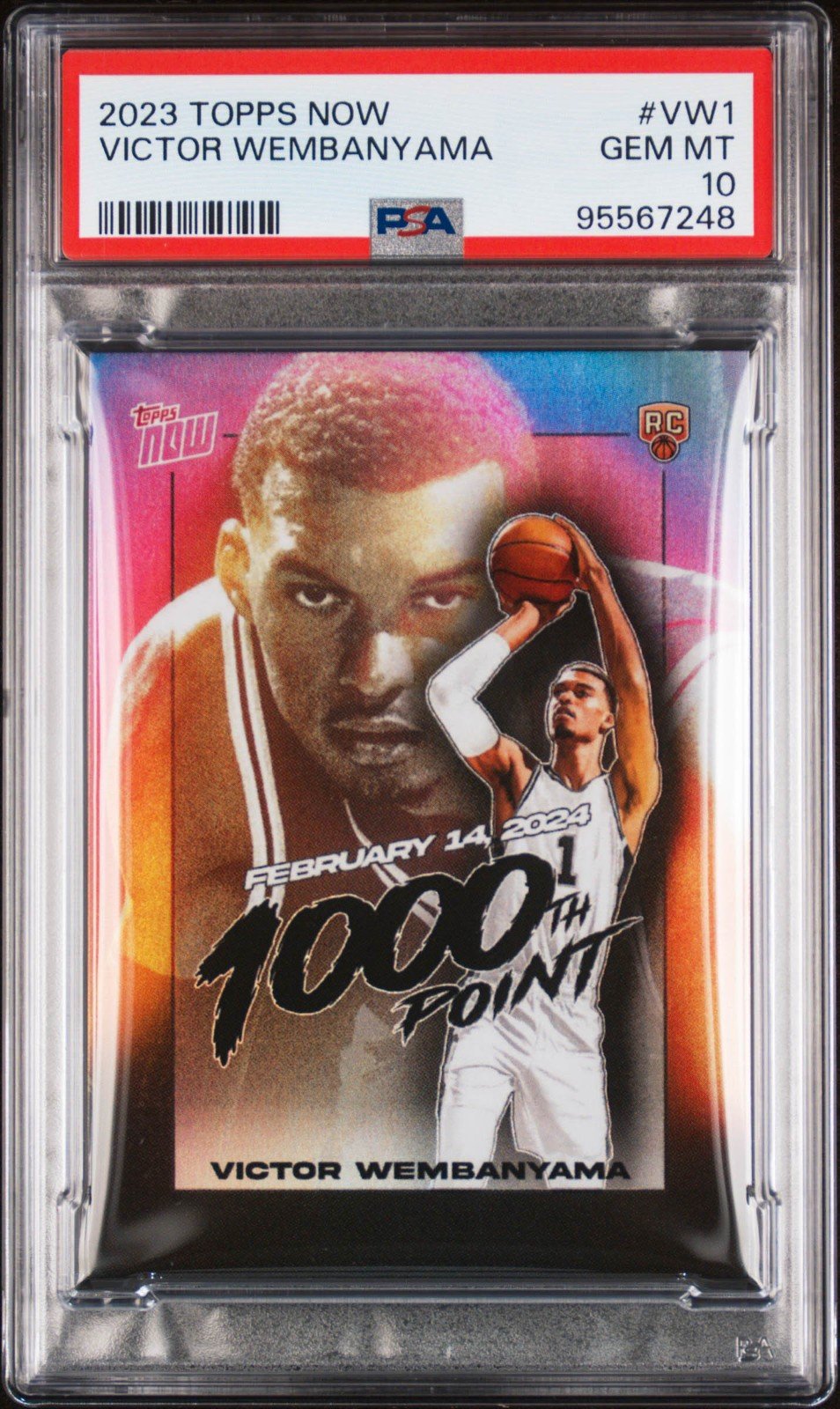 2023 Topps Now Victor Wembanyama #VW-1