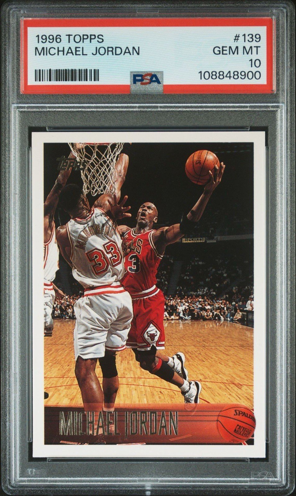 1996-97 Topps Michael Jordan #139 Bulls PSA 10 Gem Mint